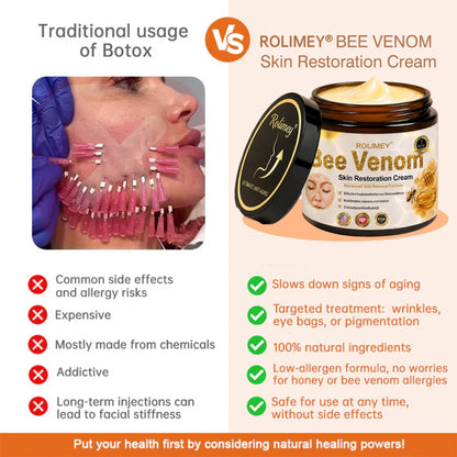 🌟💎 Rolimey® Bee venom Pro Comprehensive Cream —Tightening for Skin Types 🔥