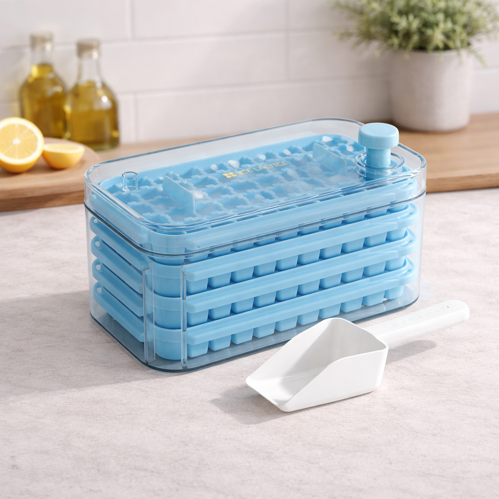 Blue Ice Cube Tray