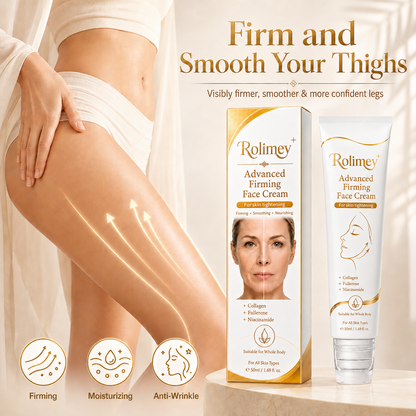 🎁💝Rolimey® Collagen Peptides Fullerene Cream, 2026 Upgraded 5-in-1 Model Tighten & Lift Cream for Crepey Skin, Wrinkles and Tightening for Skin Types