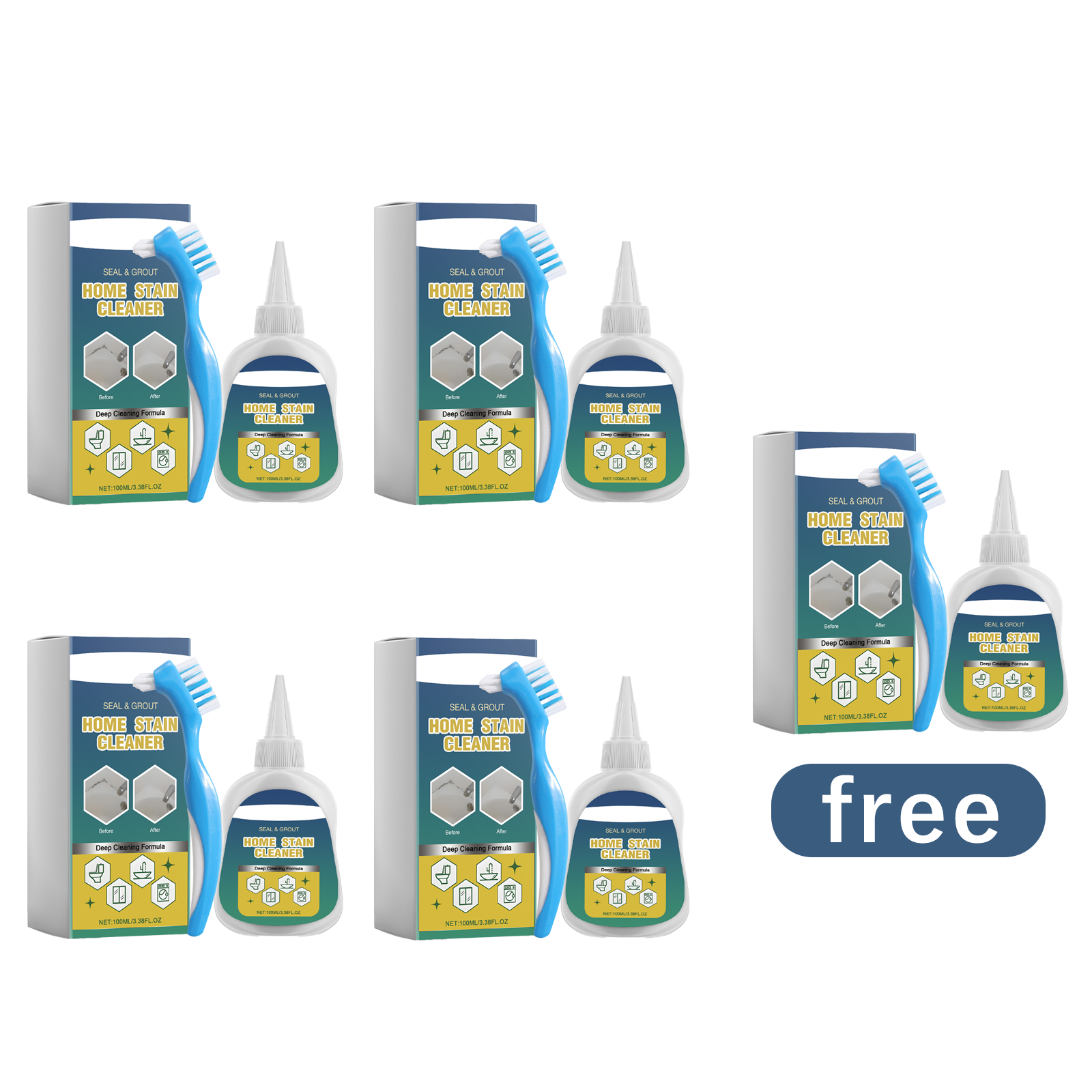 Buy 4 sets and get 1 free (super value family pack)🏠✨