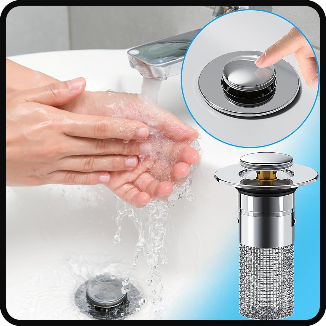 Jevania® Multipurpose Drain Hair Catcher