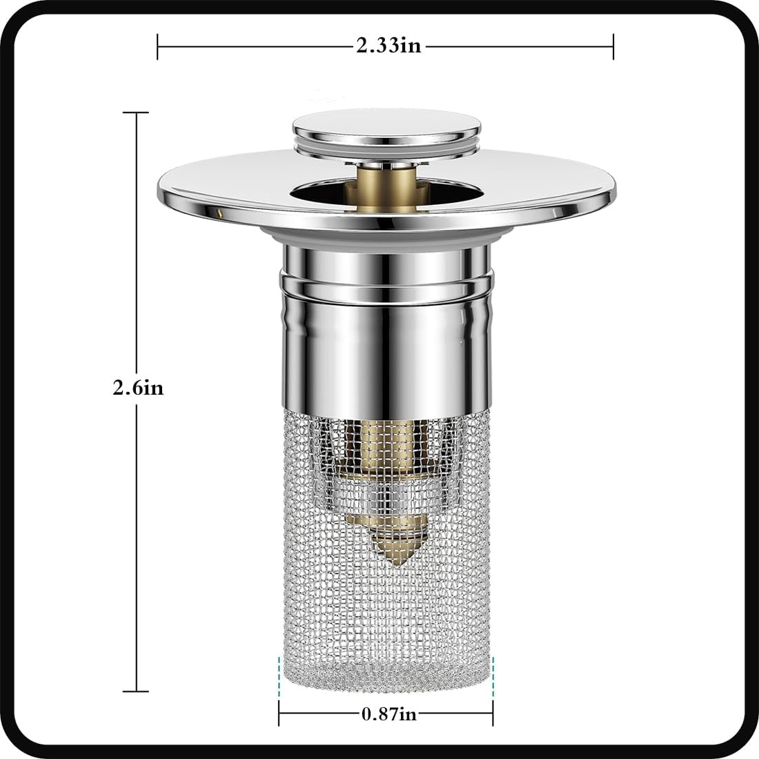 Jevania® Multipurpose Drain Hair Catcher