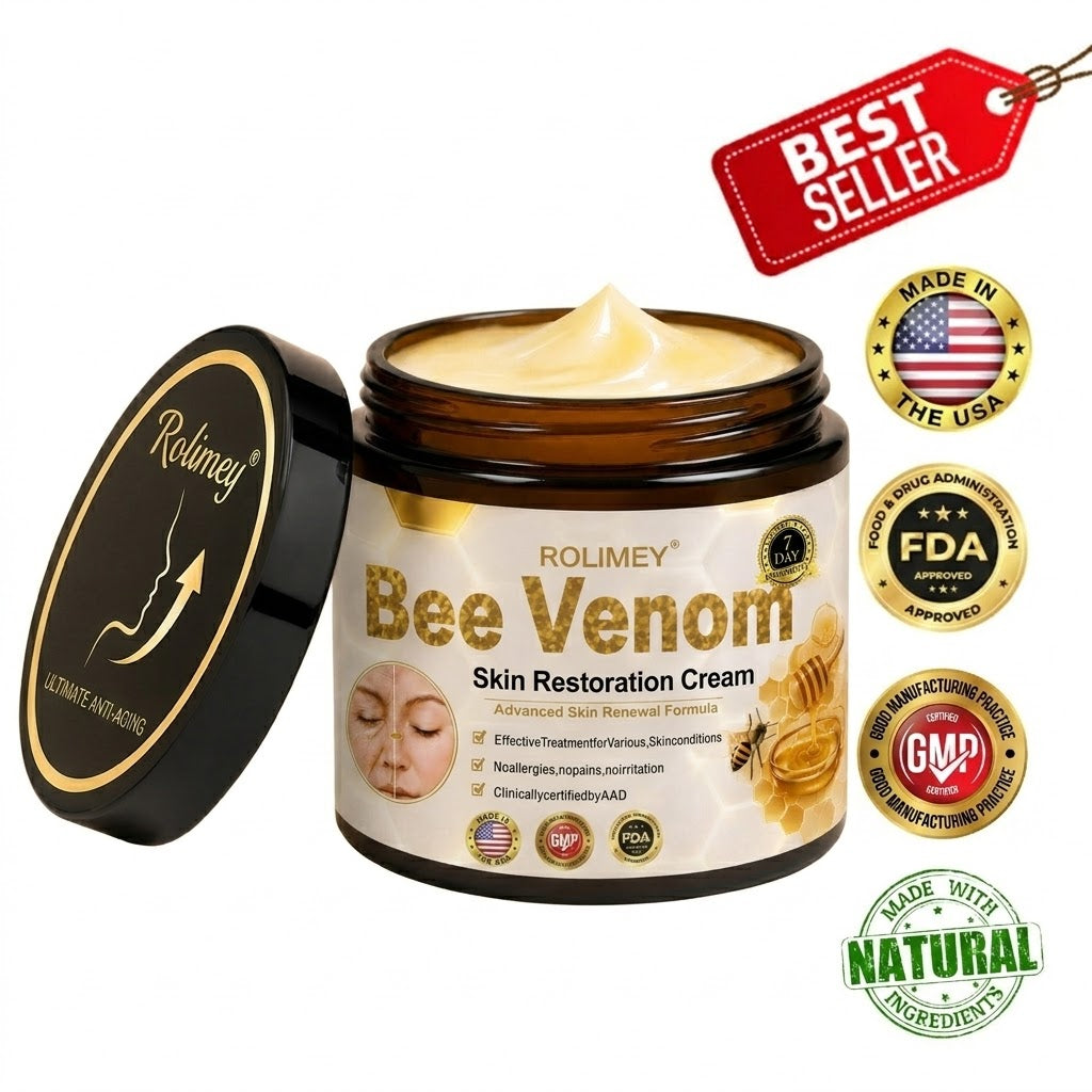 🌟💎 Rolimey® Bee venom Pro Comprehensive Cream —Tightening for Skin Types 🔥
