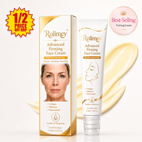 🎁💝Rolimey® Collagen Peptides Fullerene Cream, 2026 Upgraded 5-in-1 Model Tighten & Lift Cream for Crepey Skin, Wrinkles and Tightening for Skin Types